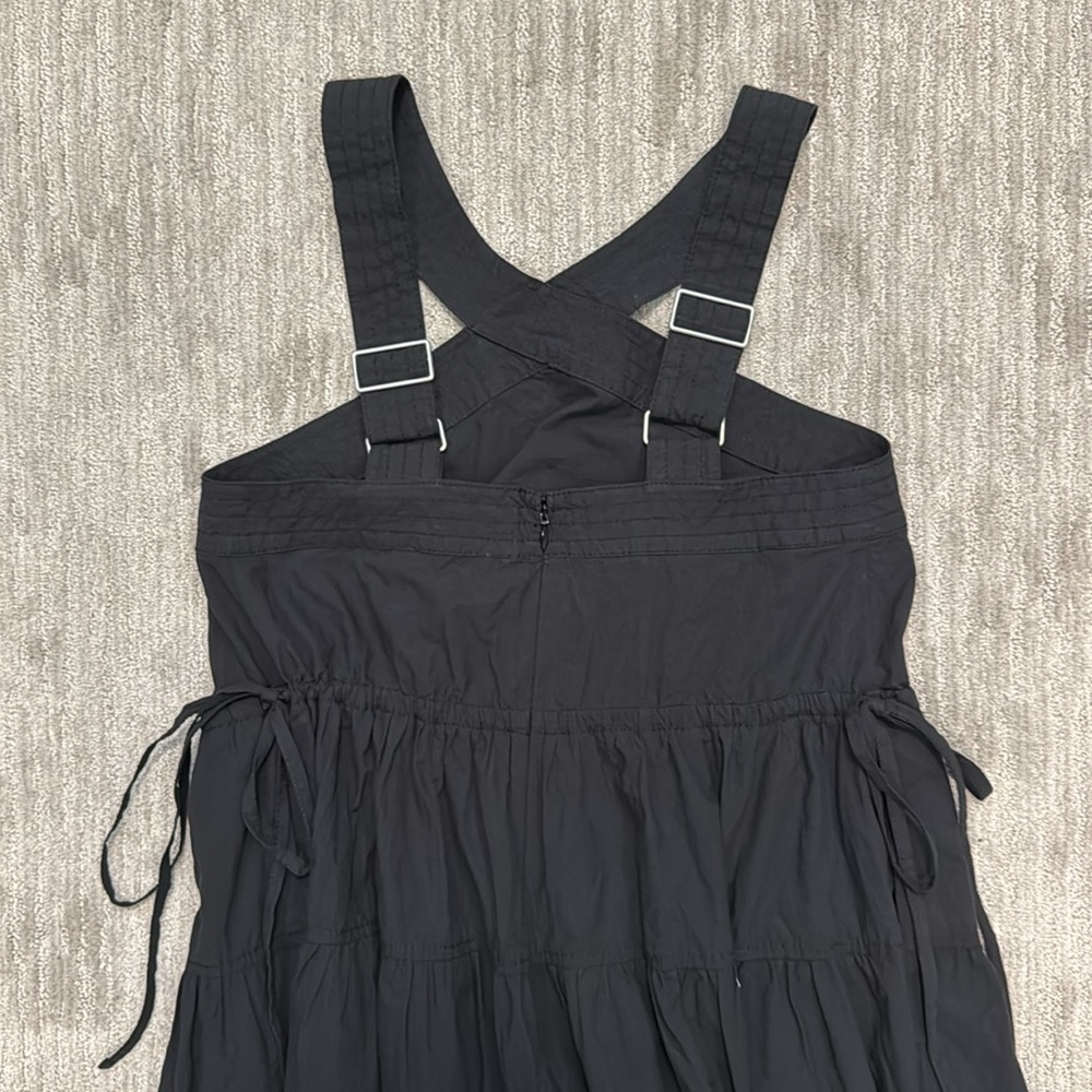 Madewell Poplin Halter Tiered Midi Dress NWT - Picture 11 of 12